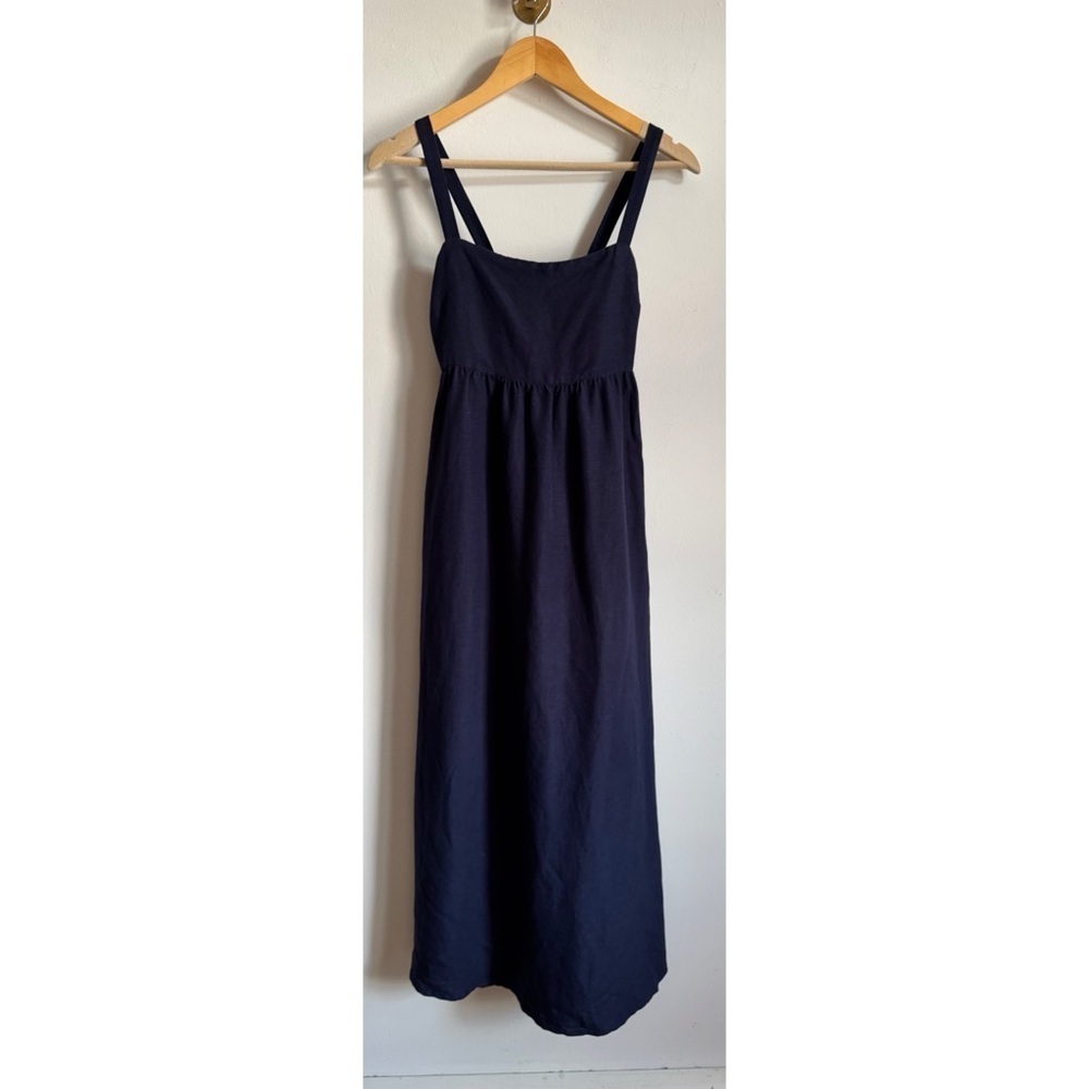L'Agence Jessamy Empire Waist Linen Dress 0 - Picture 2 of 10